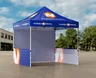 Miniatyrbilde 8 av Trykk på én side av veggene Telt Popup 3 x 3 meter inkl tak, bakvegg og to halvvegger