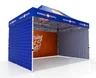 Miniatyrbilde 1 av Trykk på én side av veggene Telt Popup 4,5 x 3 meter inkl tak og tre vegger