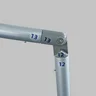 Miniatyrbilde 5 av 244 cm Møtebås til messe 244 -