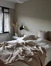 Miniatyrbilde 1 av Beige Elvang Thyme Økologisk Bomull Pledd
