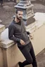 Miniatyrbilde 6 av Anthracite Melange Clique Classic Half-Zip Genser