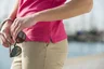 Miniatyrbilde 6 av Anthracite Melange Clique Stretch Premium Poloskjorte Dame