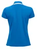 Miniatyrbilde 3 av Bright Blue/White Clique Seattle Poloskjorte Dame