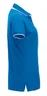 Miniatyrbilde 5 av Bright Blue/White Clique Seattle Poloskjorte Dame
