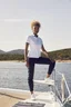 Miniatyrbilde 5 av Dark Navy/White Clique Seattle Poloskjorte Dame