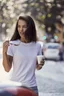 Miniatyrbilde 4 av White Clique Neon-T T-skjorte Dame