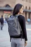 Miniatyrbilde 11 av Anthracite Melange Clique City Ryggsekk