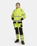 Miniatyrbilde 7 av Yellow/Black Jobman 1235 Hi-Vis Vinterjakke