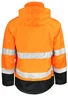 Miniatyrbilde 2 av Orange/Black Jobman 1283 Hi-Vis KL 3 Skalljakke Jakke