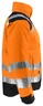 Miniatyrbilde 4 av Orange/Black Jobman 1347 Hi-Vis KL. 3 Vinterjakke