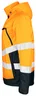 Miniatyrbilde 3 av Orange/Black Jobman HV KL. 3 Vinterjakke