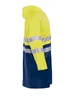 Miniatyrbilde 3 av Yellow/Navy Jobman 1565 Hi-Vis Kl 3 Teknisk  Regnjakke