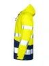 Miniatyrbilde 2 av Yellow/Navy Jobman 1566 Hi-Vis Kl 3 Teknisk Regnjakke