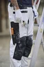 Miniatyrbilde 8 av White/Black Jobman Bomull Malerbukse