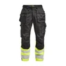 Miniatyrbilde 1 av Black/HV Yellow Jobman 2134 Core Stretch Håndverksbukse