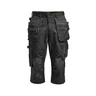 Miniatyrbilde 1 av Black/Black Jobman Pirat Stretch Arbeidsshorts