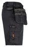Miniatyrbilde 3 av Black/Black Jobman Stretch Arbeidsshorts