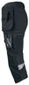 Miniatyrbilde 3 av Black/Black Jobman Stretch Pirat Arbeidsbukse
