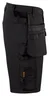 Miniatyrbilde 4 av Black/Black Jobman Stretch Arbeidsshorts