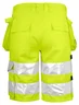Miniatyrbilde 1 av Gul Jobman Hi-Vis Arbeidsshorts