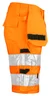 Miniatyrbilde 3 av Orange Jobman Hi-Vis Arbeidsshorts