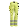 Miniatyrbilde 1 av Yellow/Black Jobman 2271 Varsel Stretch Håndverksbukse Dame