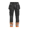 Miniatyrbilde 1 av Black/HV Orange Jobman 2277 Varsel Klasse 1 Håndverksbukse
