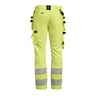 Miniatyrbilde 2 av Yellow/Black Jobman 2291 Stretch Varsel Håndversbukse