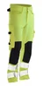 Miniatyrbilde 4 av Yellow/Black Jobman 2291 Stretch Varsel Håndversbukse