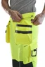 Miniatyrbilde 7 av Yellow/Black Jobman 2291 Stretch Varsel Håndversbukse