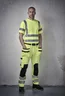 Miniatyrbilde 8 av Yellow/Black Jobman 2291 Stretch Varsel Håndversbukse