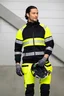 Miniatyrbilde 9 av Yellow/Black Jobman 2291 Stretch Varsel Håndversbukse