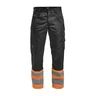 Miniatyrbilde 1 av Black/HV Orange Jobman  Kl 1 Hi-Vis  Arbeidsbukse