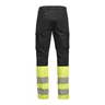 Miniatyrbilde 1 av Black/HV Yellow Jobman Hi-Vis Kl.1 Stretch  Arbeidsbukse
