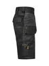 Miniatyrbilde 3 av Black/Black Jobman Stretch Arbeidsshorts Dame