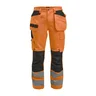Miniatyrbilde 1 av Orange/Black Jobman 6523 Varsel Klasse 2 Håndverker Arbeidsbukse