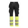 Miniatyrbilde 4 av Black/HV Yellow Jobman 2392 Stretch Hi-Vis Arbeidsbukse