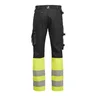 Miniatyrbilde 5 av Black/HV Yellow Jobman 2392 Stretch Hi-Vis Arbeidsbukse