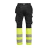 Miniatyrbilde 2 av Black/HV Yellow Jobman 2392 Stretch Hi-Vis Arbeidsbukse