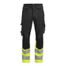 Miniatyrbilde 10 av Black/HV Yellow Jobman 2392 Stretch Hi-Vis Arbeidsbukse