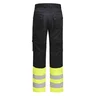 Miniatyrbilde 1 av Black/HV Yellow Jobman Hi-Vis Kl. 1  Arbeidsbukse Dame