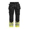 Miniatyrbilde 1 av Black/HV Yellow Jobman 2513 Varsel Klasse 1 Håndverksbukse