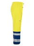 Miniatyrbilde 3 av Yellow/Navy Jobman 2546 Hi-Vis Kl 2 Teknisk Regnbukse
