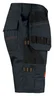 Miniatyrbilde 4 av Black/Black Jobman Bomull og Polyester Shorts