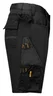 Miniatyrbilde 4 av Black/Black Jobman Bomull og Polyester Arbeidsshorts