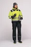 Miniatyrbilde 7 av Black Jobman Polyester Varmfôret Vinterbukse