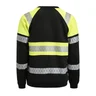 Miniatyrbilde 2 av Black/HV Yellow Jobman Hi-Vis Collegegenser med Refleks