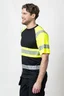 Miniatyrbilde 2 av Black/HV Yellow Jobman Hi-Vis Hurtigtørkende T-skjorte