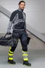 Miniatyrbilde 5 av Black Jobman Polyester Glidelåsjakke