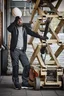 Miniatyrbilde 6 av Black/Black Jobman 5400 Hettejakke
